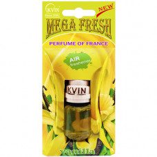 Автомобільний ароматизатор повітря на дзеркало Mega Fresh Vanilla 5ml.