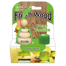 Автомобільний освіжувач повітря із запаскою Wood Pear & Vanilla 13мл.